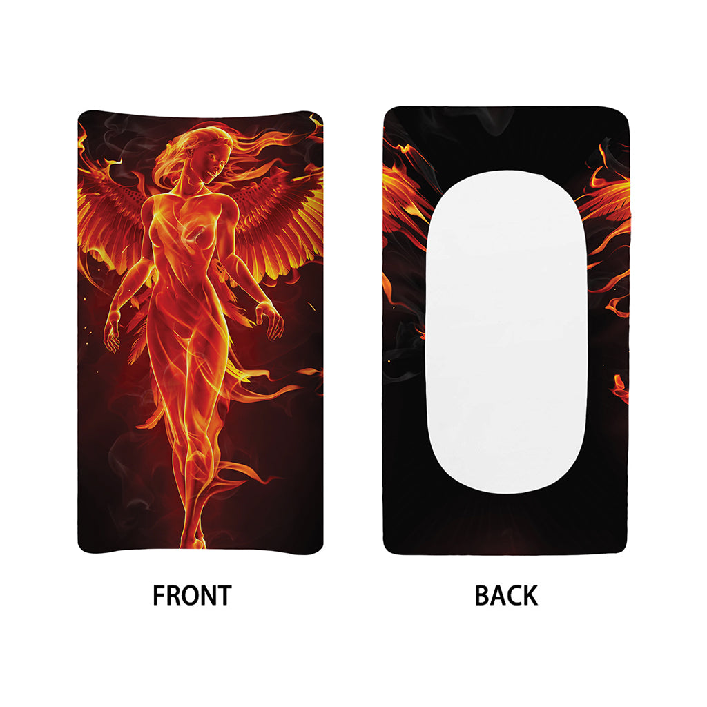 Phoenix Angel Print Changing Pad Cover