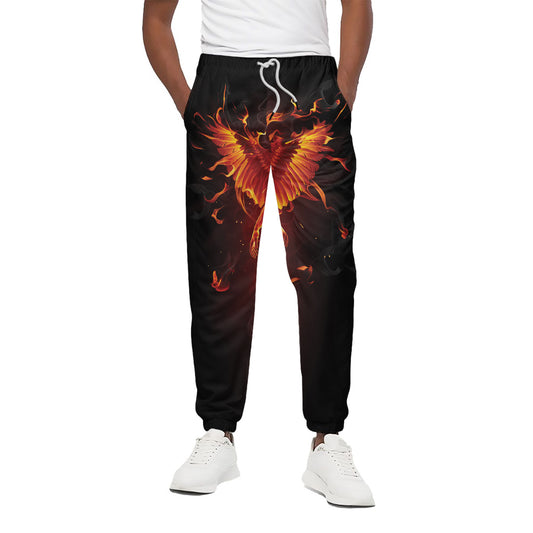 Phoenix Angel Print Cotton Pants