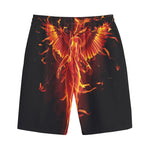 Phoenix Angel Print Cotton Shorts