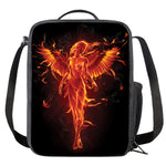 Phoenix Angel Print Crossbody Lunch Bag