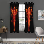Phoenix Angel Print Curtain