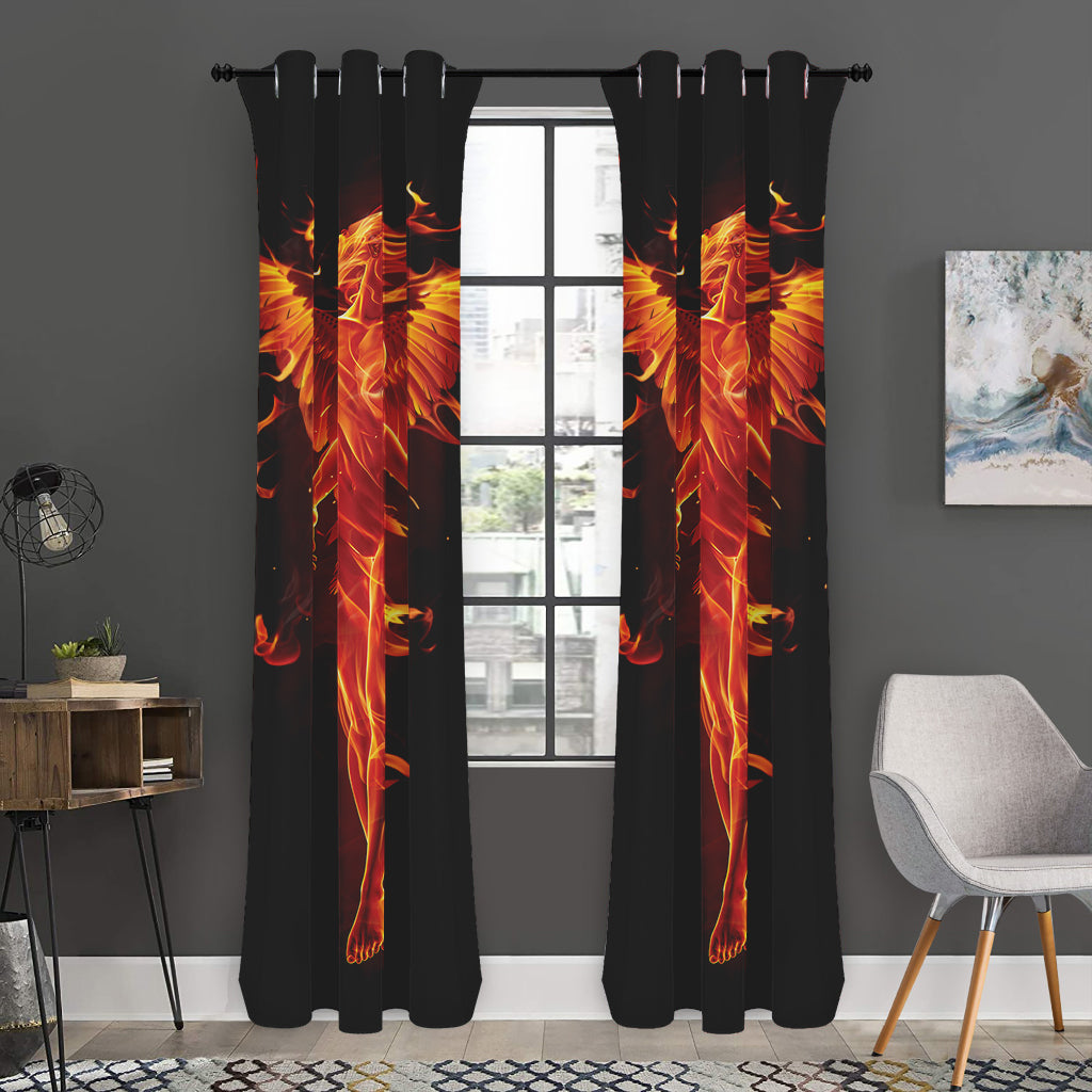 Phoenix Angel Print Curtain