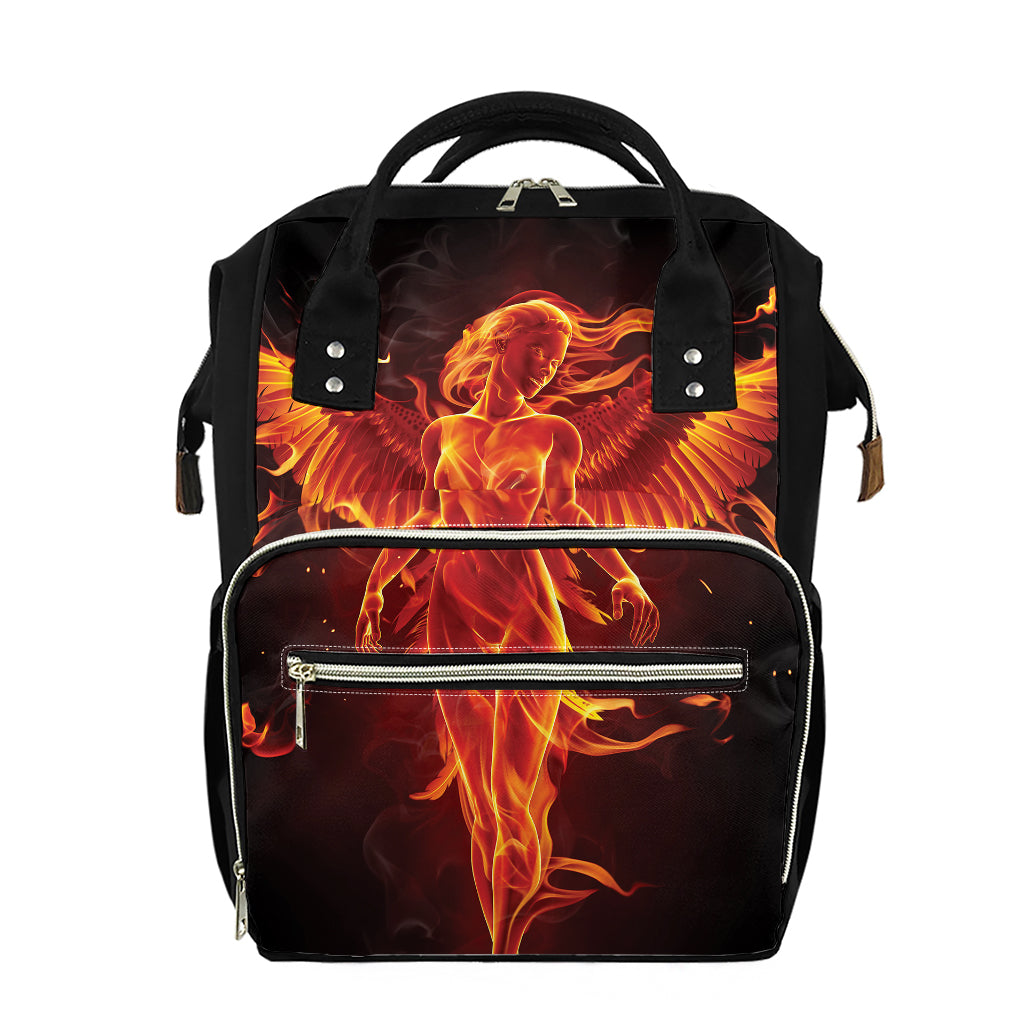 Phoenix Angel Print Diaper Bag