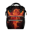 Phoenix Angel Print Diaper Bag