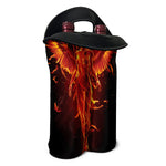 Phoenix Angel Print Double Neoprene Wine Tote