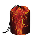 Phoenix Angel Print Drawstring Makeup Bag