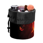 Phoenix Angel Print Drawstring Makeup Bag