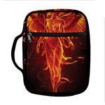 Phoenix Angel Print Front Pocket Bible Bag