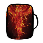Phoenix Angel Print Front Pocket Bible Bag