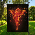 Phoenix Angel Print Garden Flag