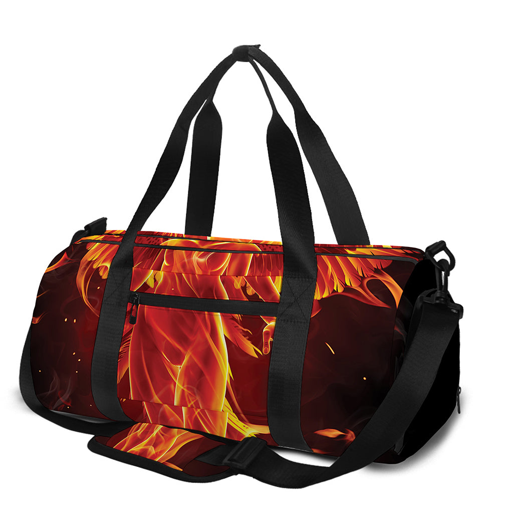 Phoenix Angel Print Gym Bag