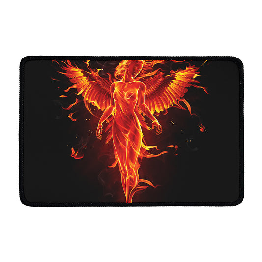 Phoenix Angel Print Kitchen Mat