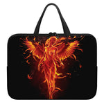 Phoenix Angel Print Laptop Sleeve With Handle