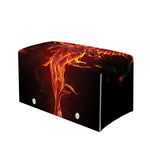 Phoenix Angel Print Leather Tissue Box Cover