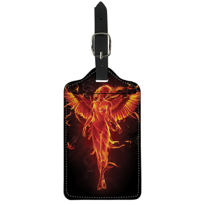 Phoenix Angel Print Luggage Tag