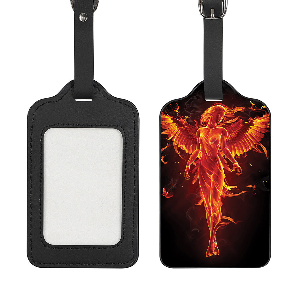 Phoenix Angel Print Luggage Tag