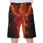 Phoenix Angel Print Men's Beach Shorts