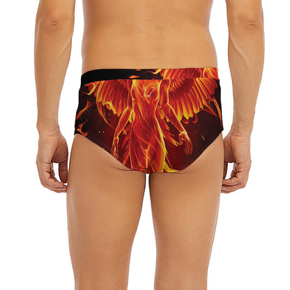 Phoenix Angel Print Men's Briefs