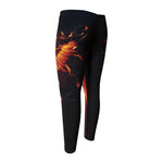 Phoenix Angel Print Men's Compression Pants