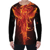 Phoenix Angel Print Men's Long Sleeve T-Shirt