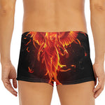 Phoenix Angel Print Men's Short Boxer Briefs