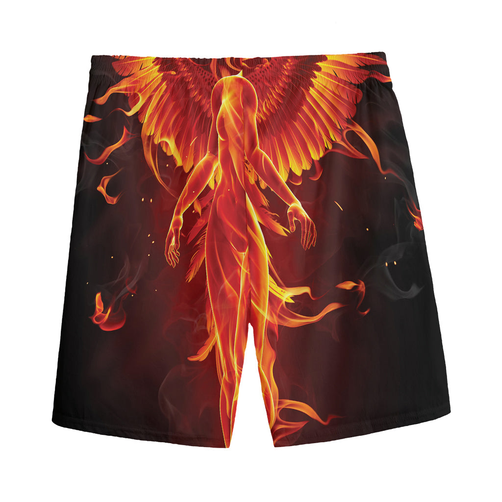 Phoenix Angel Print Men's Sports Shorts