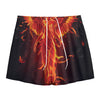 Phoenix Angel Print Mesh Shorts