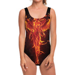 Phoenix Angel Print One Piece Swimsuit