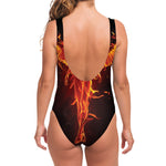 Phoenix Angel Print One Piece Swimsuit