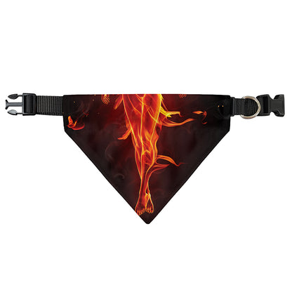 Phoenix Angel Print Over The Collar Dog Bandana