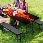 Phoenix Angel Print Picnic Table Cover