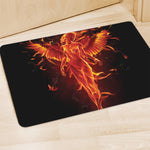 Phoenix Angel Print Polyester Doormat