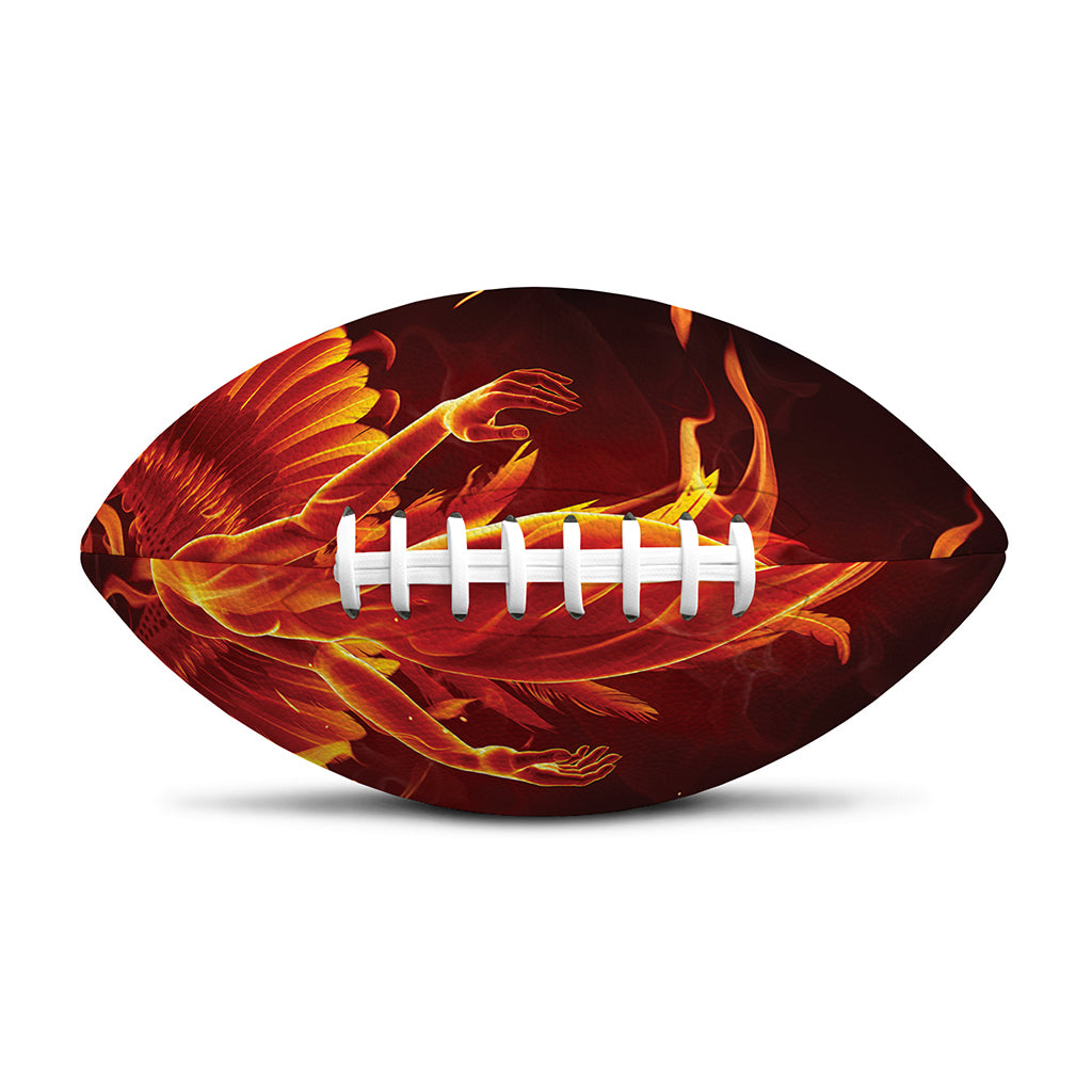 Phoenix Angel Print Rugby Ball
