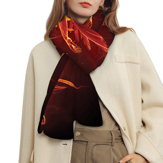 Phoenix Angel Print Scarf