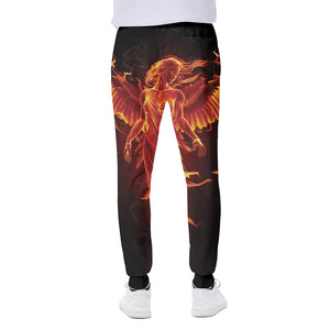 Phoenix Angel Print Scuba Joggers