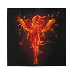 Phoenix Angel Print Silk Bandana