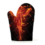 Phoenix Angel Print Single Oven Mitt