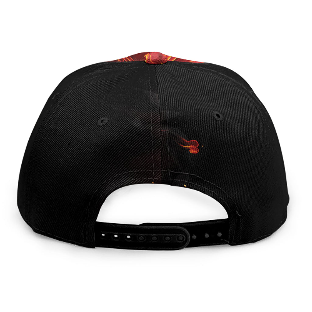 Phoenix Angel Print Snapback Cap