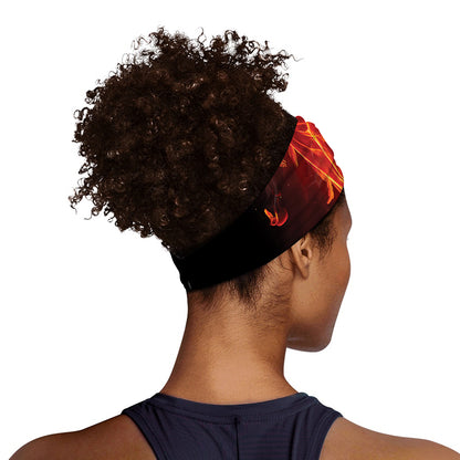 Phoenix Angel Print Sports Headband