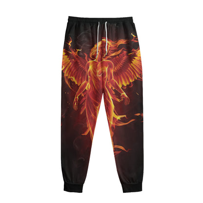 Phoenix Angel Print Sweatpants