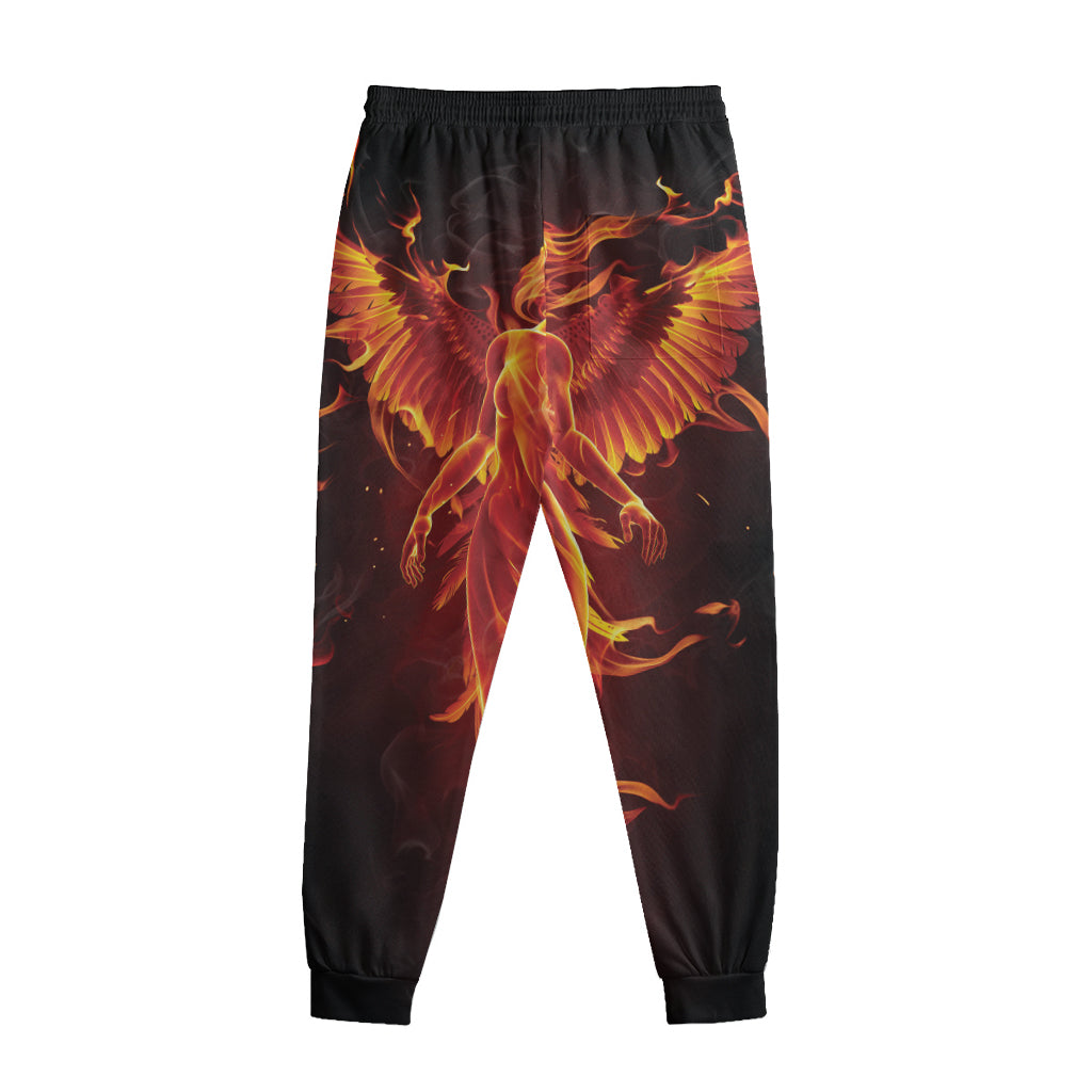 Phoenix Angel Print Sweatpants