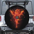 Phoenix Angel Print Tire Cover With Camera Hole