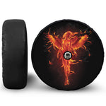Phoenix Angel Print Tire Cover With Camera Hole
