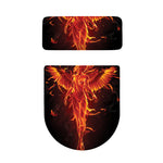 Phoenix Angel Print Toilet Lid And Tank Cover Set