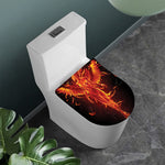 Phoenix Angel Print Toilet Lid Cover