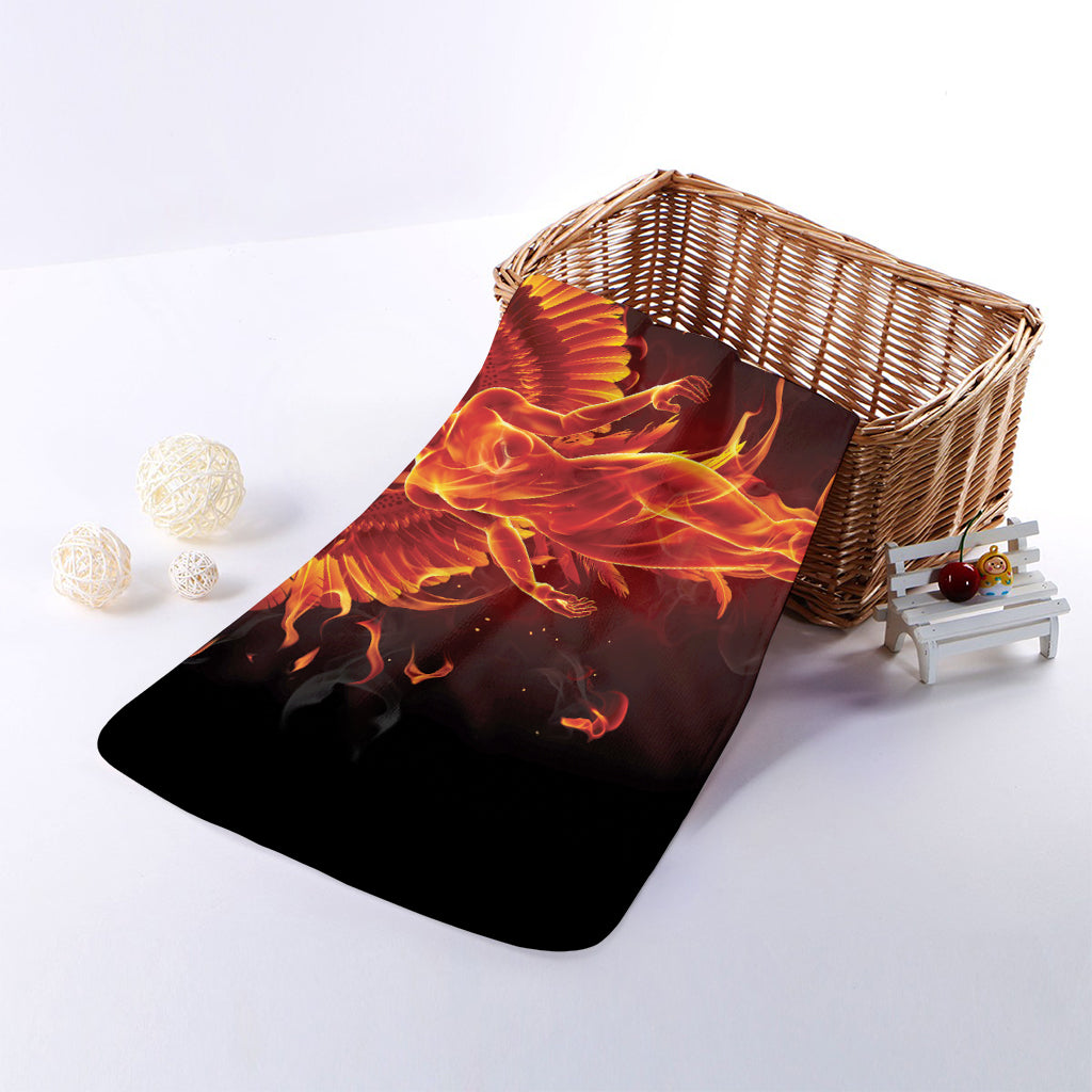 Phoenix Angel Print Towel