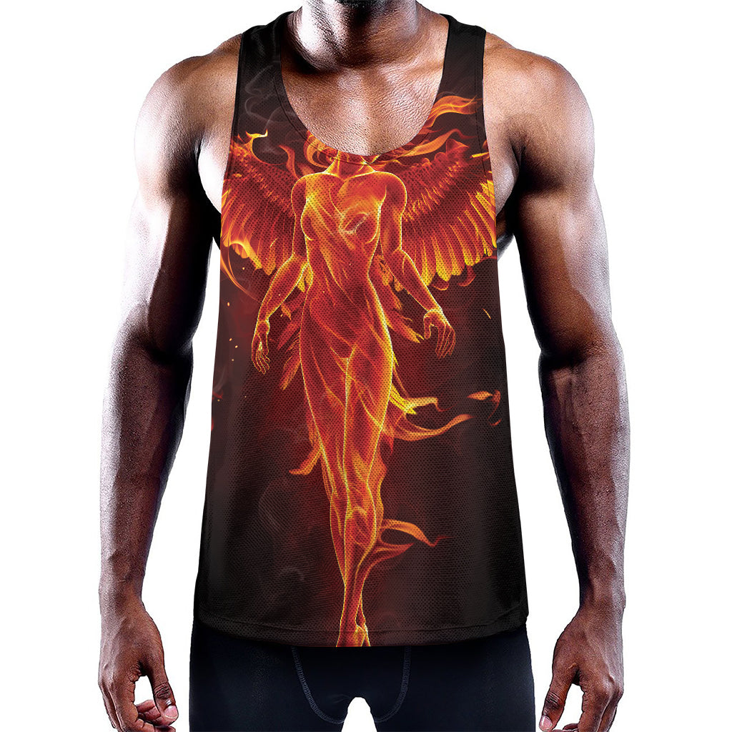 Phoenix Angel Print Training Tank Top
