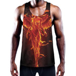 Phoenix Angel Print Training Tank Top