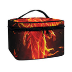Phoenix Angel Print Travel Makeup Bag