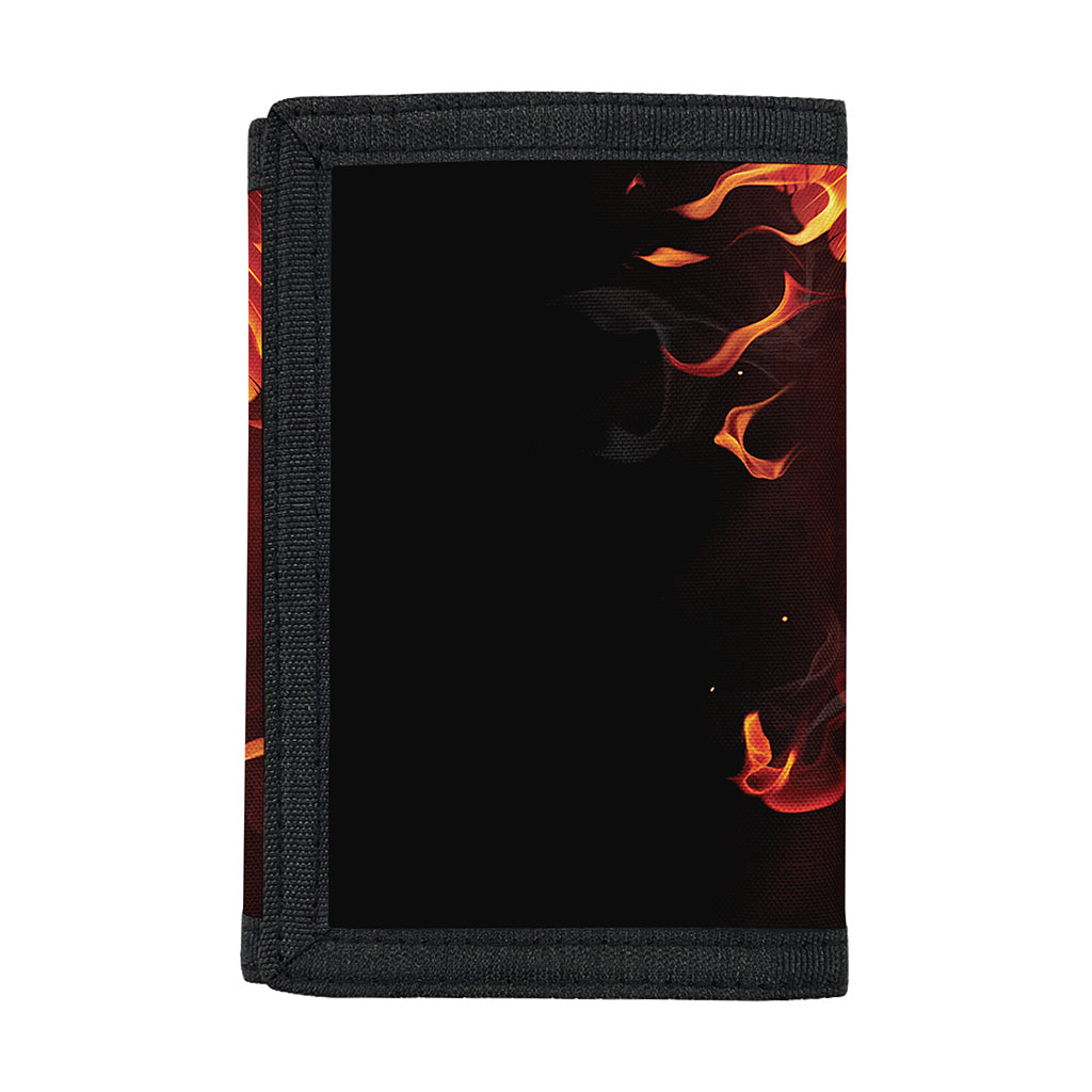 Phoenix Angel Print Trifold Wallet